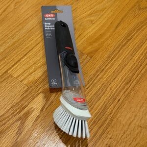 OXO SoftWorks Soap Dispensing Brush with Black Handle